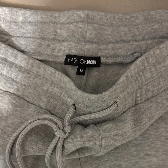 Fashion Nova Light Gray Lounge Set - Picture 2 of 3